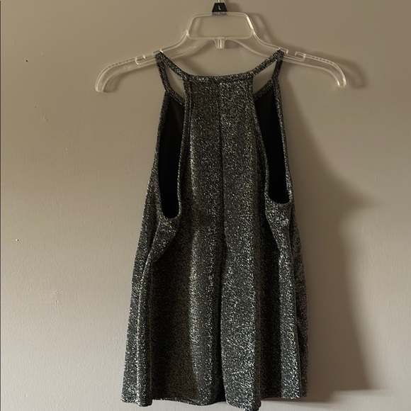 Olivia Rae Gray Sequin Sleeveless Tank Top - Picture 4 of 5